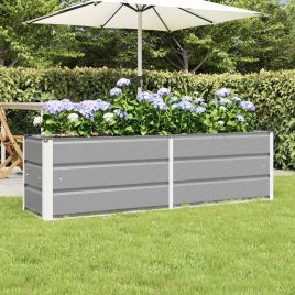 DENLOFT Planter Light 160x40x45 cm Steel - Grey