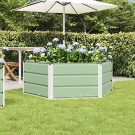 SADALE Planter Pastel 129x129x45 cm Steel - Green