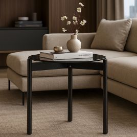 BROOKGATE Side Table - Black