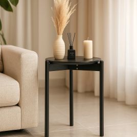 DENLEIGH Side Table - Black