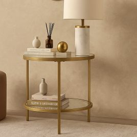 GREENFORD Side Table - Gold