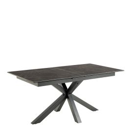 Dining Table - HEAVEN Extendable Dining Table Ceramic Black 210cm