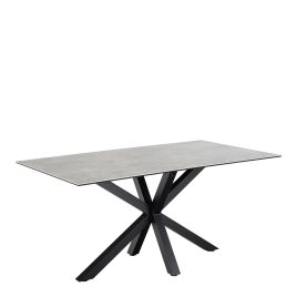 FUMES Dining Table in Ceramic Grey