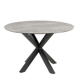 Dining Table - HEAVEN Dining Table Ceramic Grey Top 119cm