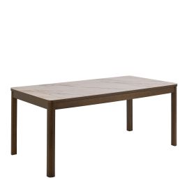 SOUTHA Dining Table in Cream Ceramic