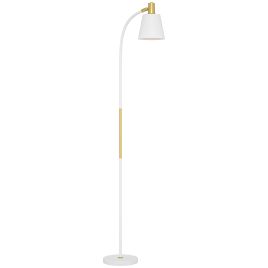 HERON Floor Lamp for Living Room Spotlight Reading Standing Lamp White