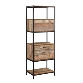 Birlea Urban Rustic 3 Drawer Shelving Unit