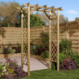 MARWICKA Garden Arches - Light Oak, 150cm