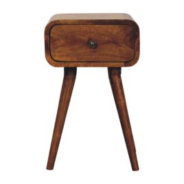 RAGUSA Mini Chestnut Nightstand with 1 drawer