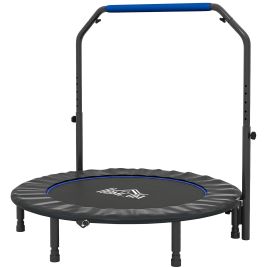 HERON 48" Foldable Mini Fitness Trampoline Blue