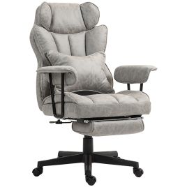 HERON Office Chair with 6 Point Massage and Heat Ergonomic Desk Chair Grey