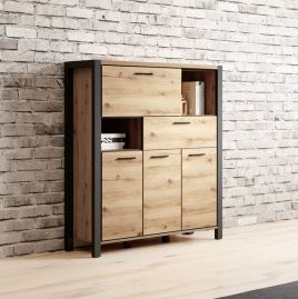 Sideboard - FREGENE Sideboard Oak Taurus 120cm