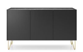 Sideboard - CANDICE Sideboard Black 144cm