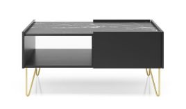 Coffee Table - CANDICE Coffee Table Black 97cm