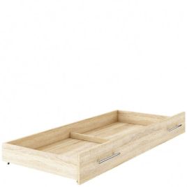 Bed Drawer - POSJA Bed Drawer Oak Sonoma 140cm