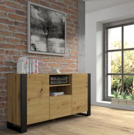 Sideboard - NORLINA Sideboard Oak Artisan 158cm