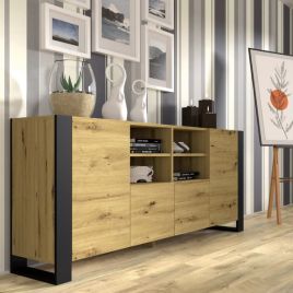 Sideboard - NORLINA Sideboard Oak Artisan 188cm
