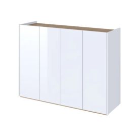 EASEVA Sideboard Cabinet White 126cm