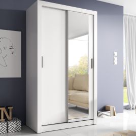 Artimas VI - 2 Sliding Door Wardrobe 120cm - White Matt
