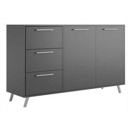 BARNSLEY 2 Door Sideboard with 3 Drawers - Graphite