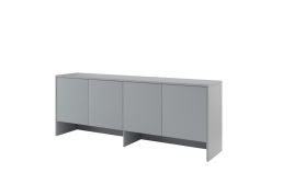 Over Bed Unit for ArtNest Horizontal Wall Bed Concept 120cm - Matt Grey