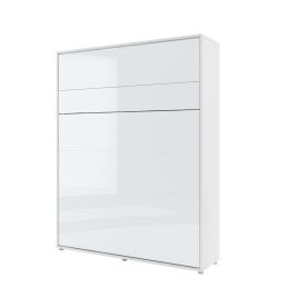 ArtNest Vertical Wall Bed 160cm - White Gloss