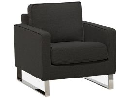 Fabric Armchair Graphite Grey VIND