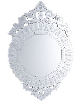 Wall Mirror 67x100cm Silver