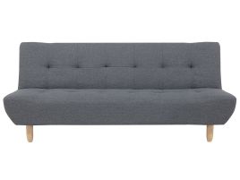 Fabric Sofa Bed Grey ALSTEN
