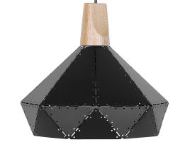 Metal Pendant Lamp Black SOMME