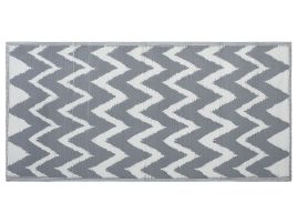 Outdoor Area Rug 90x180cm Grey