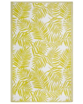 Outdoor Area Rug 120x180cm Yellow