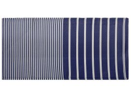 Outdoor Area Rug 90x180cm Navy Blue