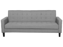 Fabric Sofa Bed Light Grey VEHKOO
