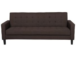 Fabric Sofa Bed Brown VEHKOO