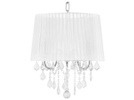3 Light Chandelier White EVANS