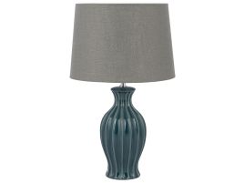 Table Lamp Green and Grey SAMINA