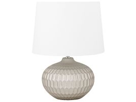 Ceramic Table Lamp Gold PIRITA