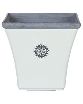 Plant Pot 43 x 43 x 39 cm White ELATEIA