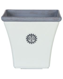 Plant Pot 37 x 37 x 35 cm White ELATEIA