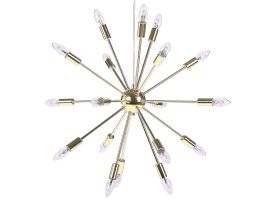 18 Light Pendant Lamp Gold MAGUSE