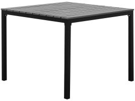 Garden Dining Table 95 x 95 cm Grey PRATO