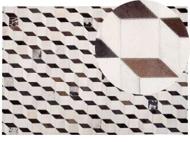 Cowhide Area Rug 160x230cm Cream