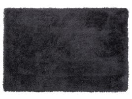 Shaggy Area Rug 160x230cm Black