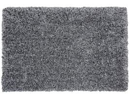 Shaggy Area Rug 200x300cm Black and White