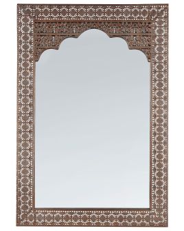 Metal Wall Mirror 60x90cm Copper