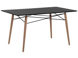 Dining Table 140 x 80 cm Black BIONDI