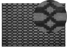 Viscose Rug 140x200cm Dark Grey