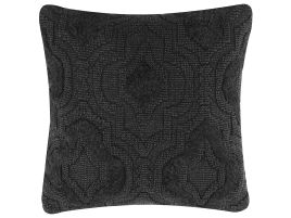 Cotton Embossed Cushion 45x45cm Grey