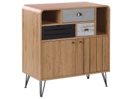 3 Drawer Sideboard Light Wood KYLE